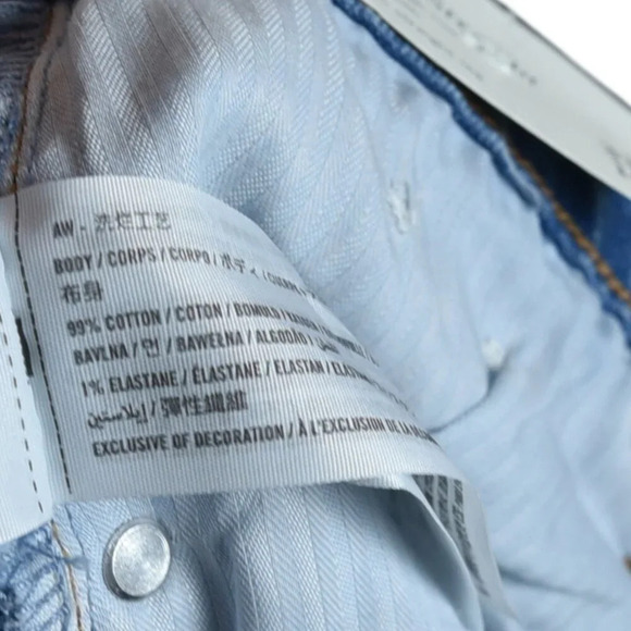 Abercrombie & Fitch Blue Straight Leg Jeans - Picture 10 of 10